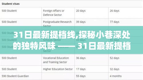 探秘小巷深处的独特风味，揭秘31日最新提档线背后的美味故事