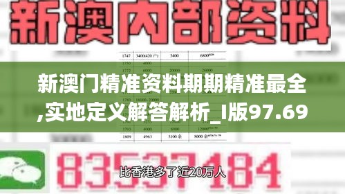 新澳门精准资料期期精准最全,实地定义解答解析_I版97.692