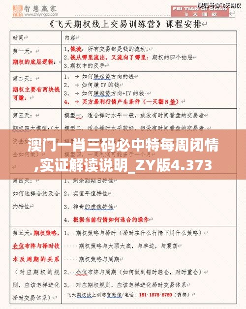 澳门一肖三码必中特每周闭情,实证解读说明_ZY版4.373