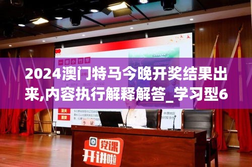 2024澳门特马今晚开奖结果出来,内容执行解释解答_学习型68.338