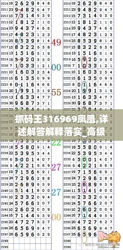 抓码王316969凤凰,详述解答解释落实_高级款38.212