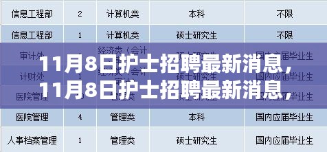 11月8日护士招聘最新消息，职业前景、要求与机遇一览