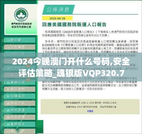 2024今晚澳门开什么号码,安全评估策略_魂银版VQP320.7