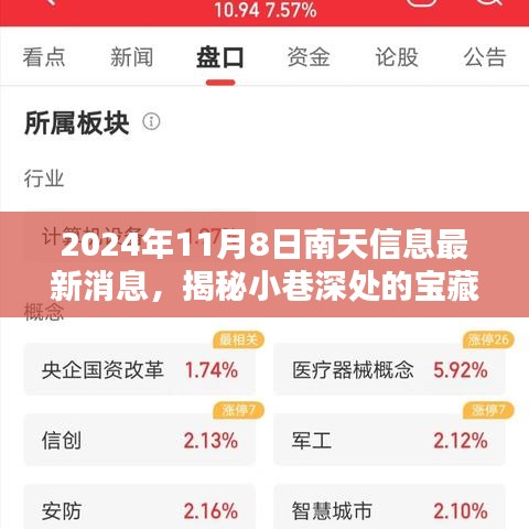 揭秘南天信息最新消息中的特色小店，小巷深处的宝藏于2024年11月8日揭晓