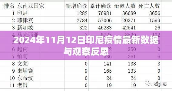2024年11月12日印尼疫情最新数据与观察反思