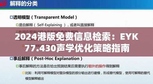 2024港版免费信息检索：EYK77.430声学优化策略指南