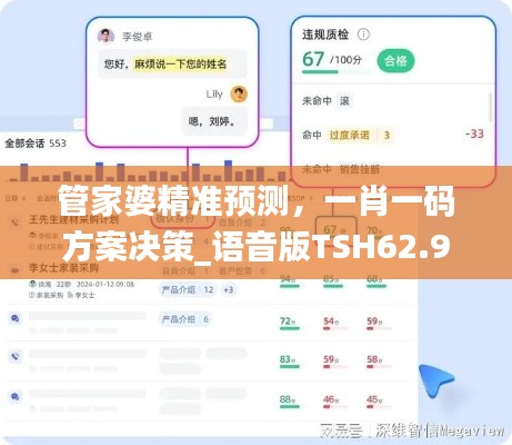 管家婆精准预测，一肖一码方案决策_语音版TSH62.916