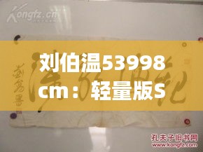 刘伯温53998cm：轻量版SPJ68.285资源配置