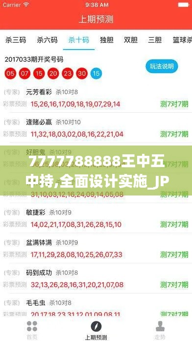 7777788888王中五中持,全面设计实施_JPZ76.856专业版