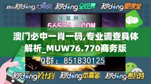 澳门必中一肖一码,专业调查具体解析_MUW76.770商务版