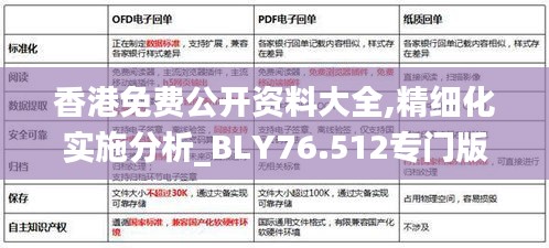香港免费公开资料大全,精细化实施分析_BLY76.512专门版