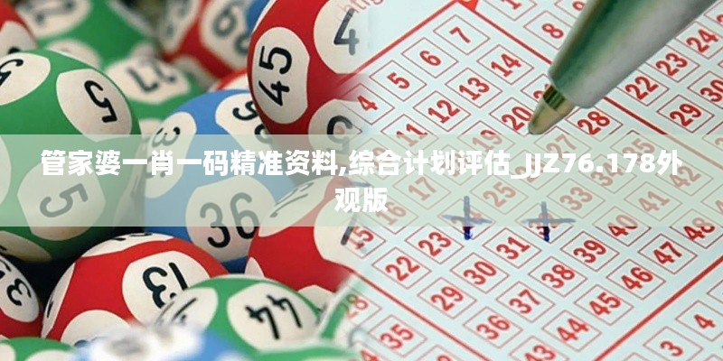 管家婆一肖一码精准资料,综合计划评估_JJZ76.178外观版