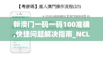 新澳门一码一码100准确,快捷问题解决指南_NCL7.52.67开放版