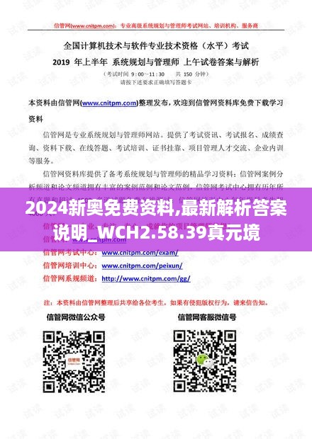 2024新奥免费资料,最新解析答案说明_WCH2.58.39真元境
