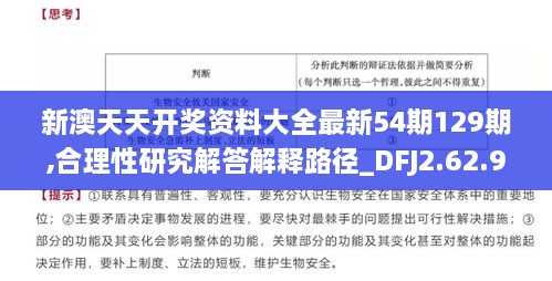 新澳天天开奖资料大全最新54期129期,合理性研究解答解释路径_DFJ2.62.96家庭影院版
