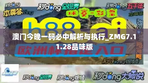 澳门今晚一码必中解析与执行_ZMG7.11.28品味版