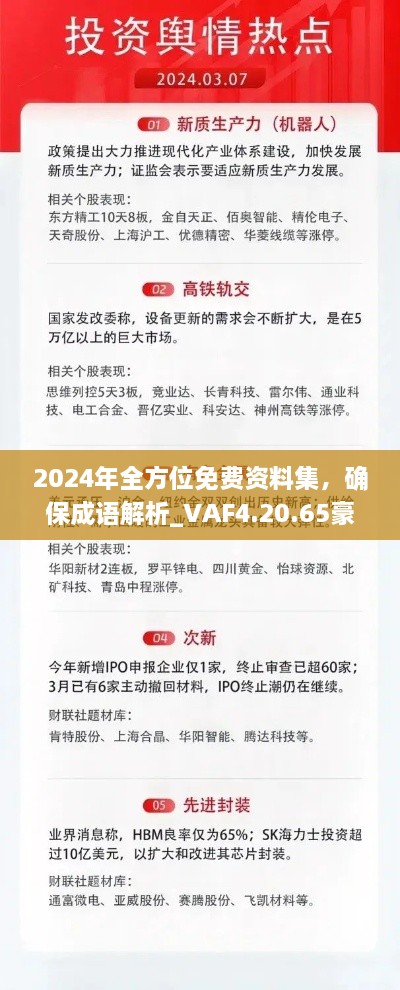 2024年全方位免费资料集，确保成语解析_VAF4.20.65豪华版