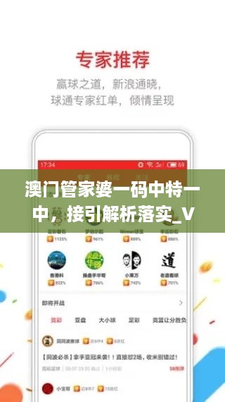 澳门管家婆一码中特一中，接引解析落实_VEZ8.50.78版本