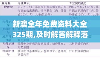新澳全年免费资料大全325期,及时解答解释落实_ZCJ8.32.76移动版
