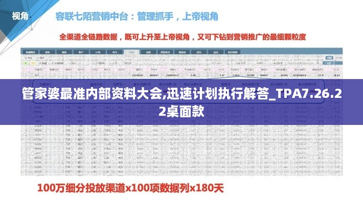 管家婆最准内部资料大会,迅速计划执行解答_TPA7.26.22桌面款