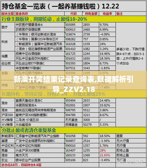 新澳开奖结果记录查询表,数据解析引导_ZZV2.18