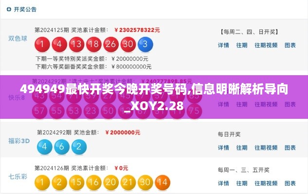 494949最快开奖今晚开奖号码,信息明晰解析导向_XOY2.28