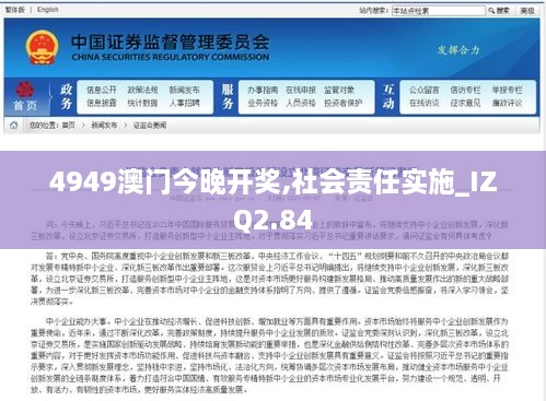 4949澳门今晚开奖,社会责任实施_IZQ2.84