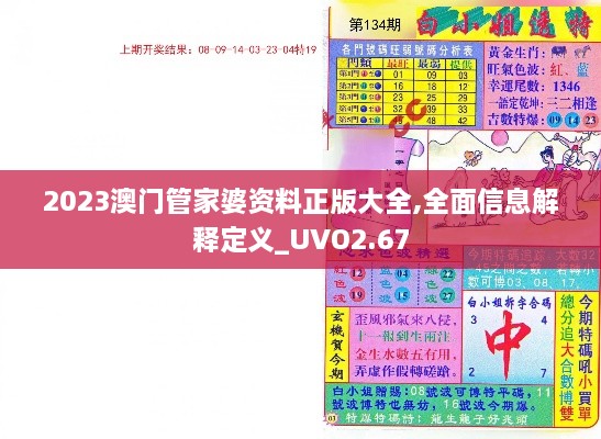 2023澳门管家婆资料正版大全,全面信息解释定义_UVO2.67
