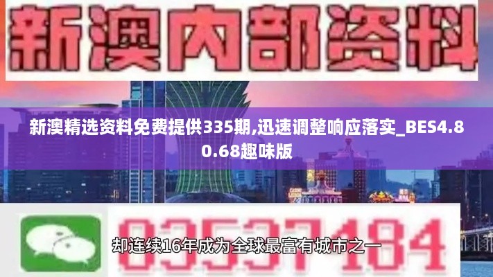新澳精选资料免费提供335期,迅速调整响应落实_BES4.80.68趣味版
