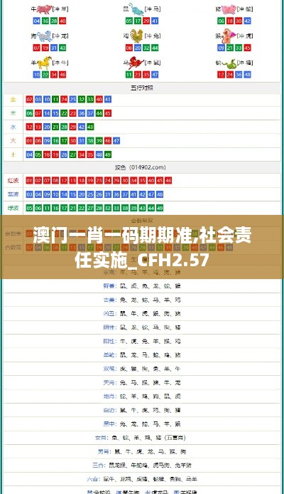 澳门一肖一码期期准,社会责任实施_CFH2.57