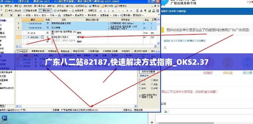 广东八二站82187,快速解决方式指南_OKS2.37