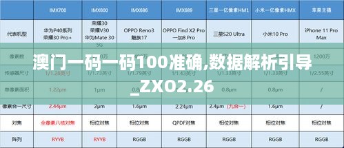 澳门一码一码100准确,数据解析引导_ZXO2.26