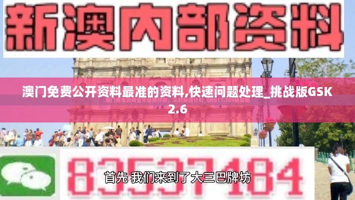 澳门免费公开资料最准的资料,快速问题处理_挑战版GSK2.6