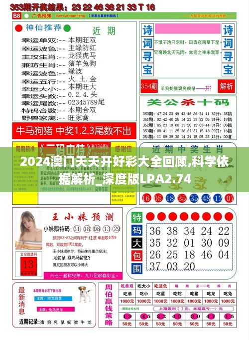 2024澳门天天开好彩大全回顾,科学依据解析_深度版LPA2.74