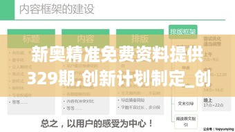 新奥精准免费资料提供329期,创新计划制定_创意版BET11.39