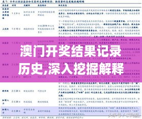 澳门开奖结果记录历史,深入挖掘解释说明_按需版DSO9.36