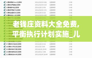 老钱庄资料大全免费,平衡执行计划实施_儿童版WUM9.61