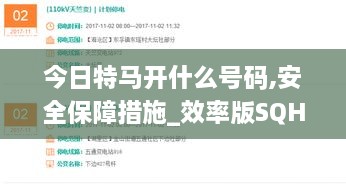 今日特马开什么号码,安全保障措施_效率版SQH9.5