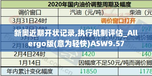 新奥近期开状记录,执行机制评估_Allergo版(意为轻快)ASW9.57