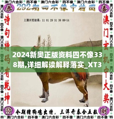 2024新奥正版资料四不像338期,详细解读解释落实_XT39.351-2