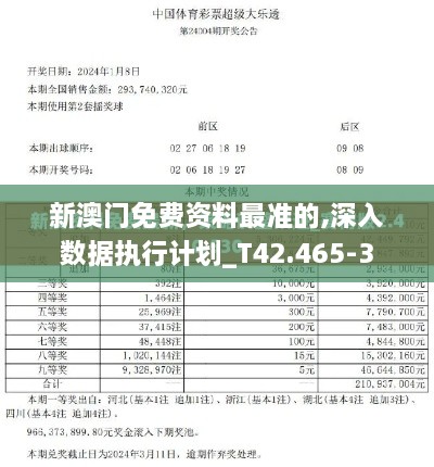 新澳门免费资料最准的,深入数据执行计划_T42.465-3