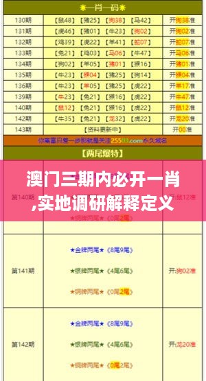 澳门三期内必开一肖,实地调研解释定义_进阶版43.548-9