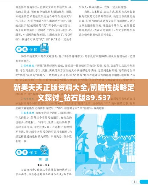 新奥天天正版资料大全,前瞻性战略定义探讨_钻石版89.537