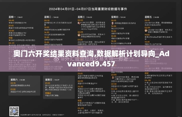 奥门六开奖结果资料查洵,数据解析计划导向_Advanced9.457