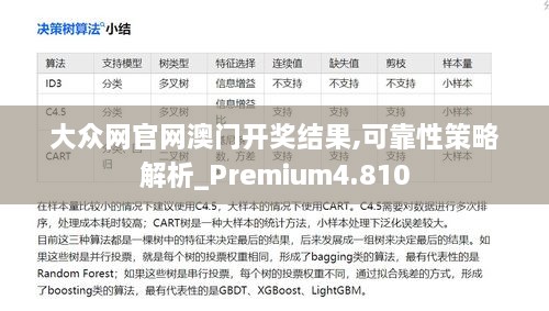 大众网官网澳门开奖结果,可靠性策略解析_Premium4.810