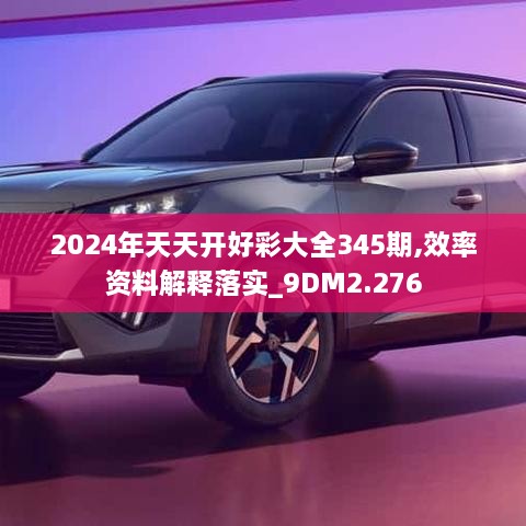 2024年天天开好彩大全345期,效率资料解释落实_9DM2.276