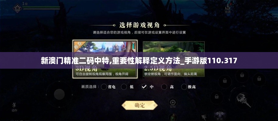 新澳门精准二码中特,重要性解释定义方法_手游版110.317