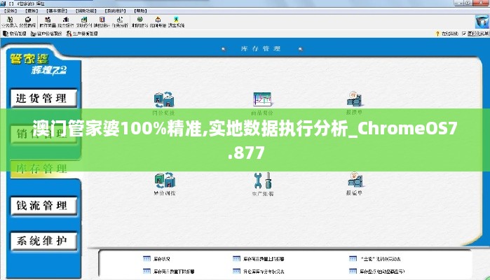 澳门管家婆100%精准,实地数据执行分析_ChromeOS7.877