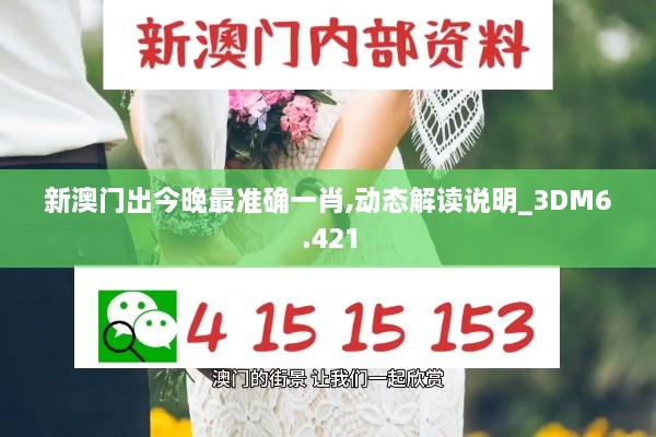 新澳门出今晚最准确一肖,动态解读说明_3DM6.421