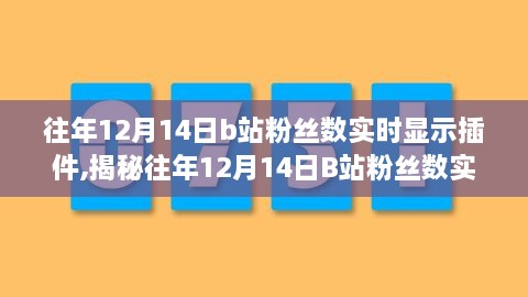 揭秘往年12月14日B站粉丝数实时显示插件背后的秘密，粉丝增长一览无余！